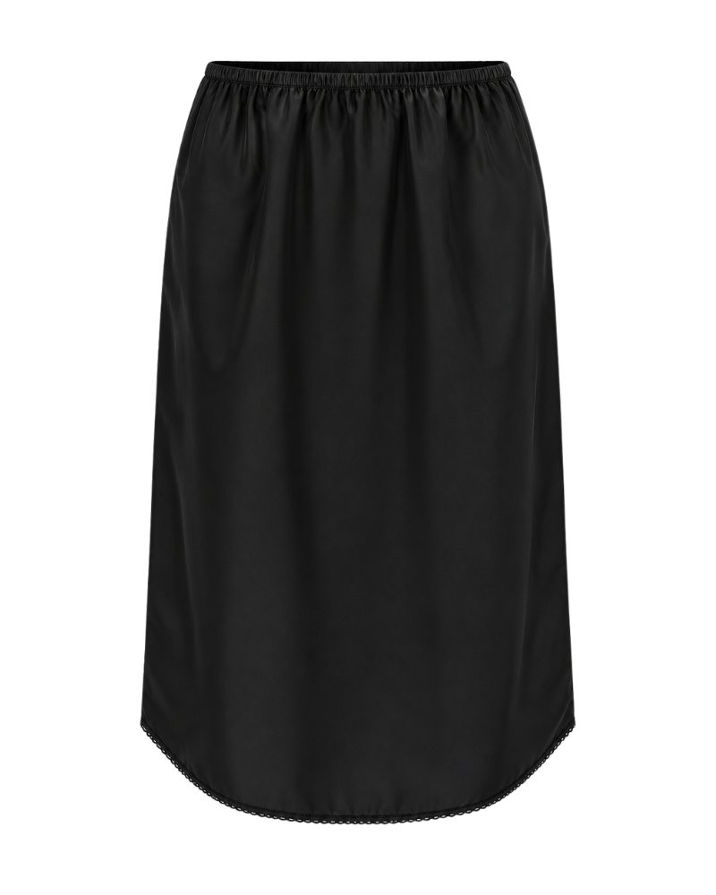 S6650 Black Taffeta Half Slip 25