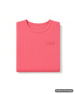 Folded Bee and Dee Bright Coral Classic Ribbed Modal Teen's Nightgown