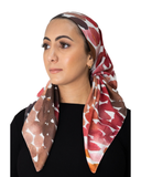 Berry Pebble Adjustable Pre-Tied Bandanna with Full Grip