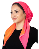 Sherbert Ombre Adjustable Pre-Tied Bandanna with Full Grip