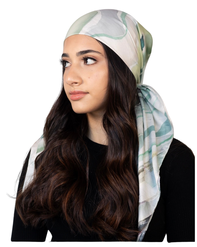 Aqua Marble Triangle with Full Non Slip Grip