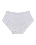 SHE White Modal Lace Hipsters 3 Pack