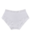 SL302 White Modal Lace Hipsters 3 Pack