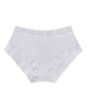 SL302 White Modal Lace Hipsters 3 Pack