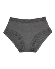 SL302 Charcoal Modal Lace Hipsters 3 Pack