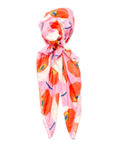 Poppy Floral Print Pre-Tied Bandanna with Full Grip