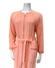Iora Lingerie 23132RC Sunset Tassel Trim Cotton Zippered French Terry Robe myselflingerie.com