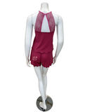 Oh! Zuza 4030 Strawberry Lace Modal Cami & Shorts Pajamas Set myselflingerie.com