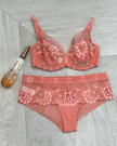  Simone Perele 12B319 Rose Wish Sheer Plunge Underwire Bra myselflingerie.com