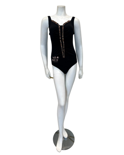 Anita 7312 Florintina Splash of Stripes Black Swimsuit myselflingerie.com