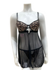 Oh La La Cheri 72-11804 Leopard Print Underwire Molded Cup Chemise myselflingerie.com
