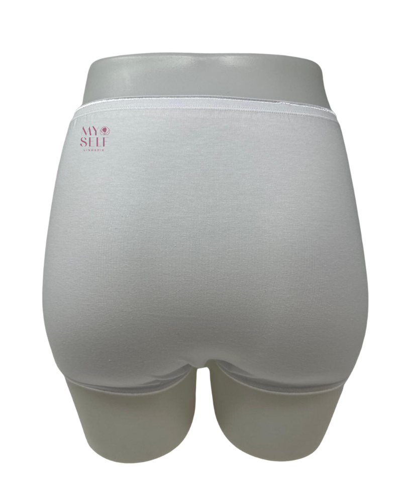 Cotton Touch 132 White Cotton Briefs 3 Pack myselflingerie.com