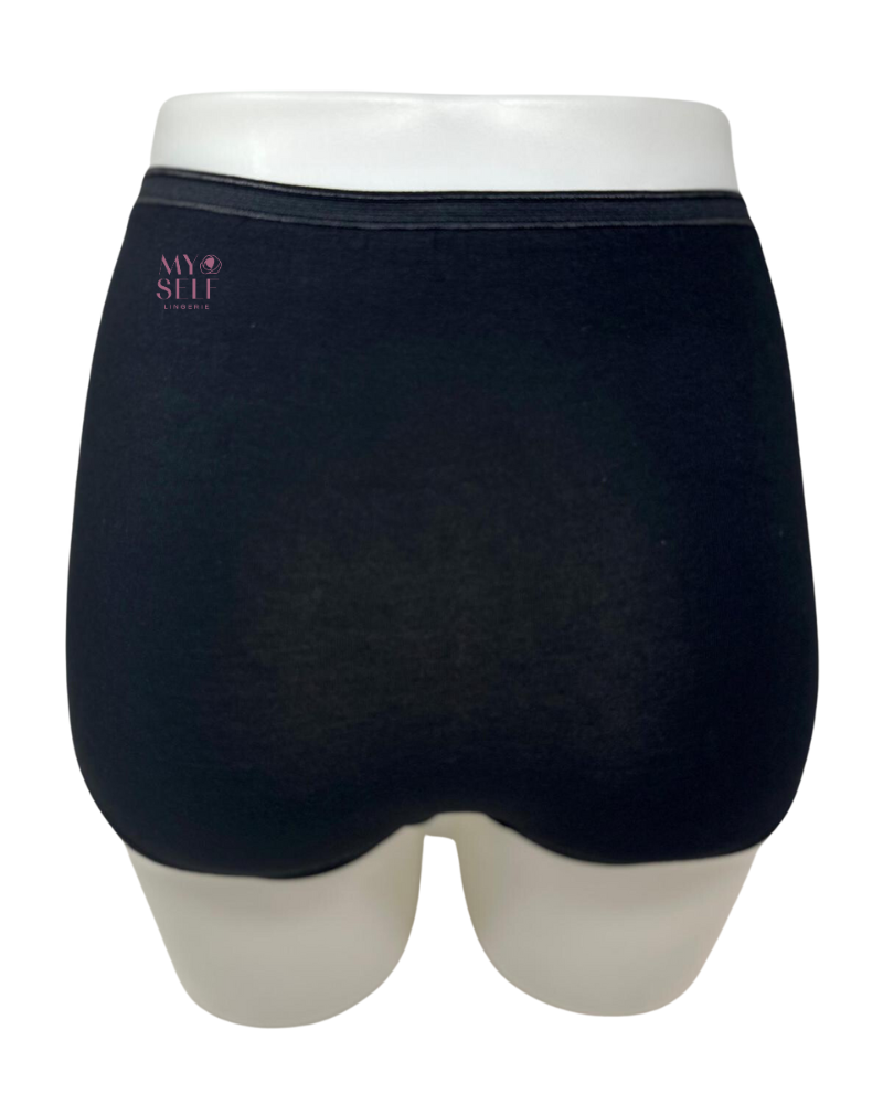 Cotton Touch 132 Black Cotton Briefs 3 Pack myselflingerie.com