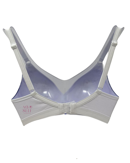 Cotton Touch 400 White Beginner's Cotton Wire Free Bra myselflingerie.com