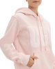 UGG 1121385 Lotus Blossom Rey Fuzzy Logo Hoodie myselflingerie.com