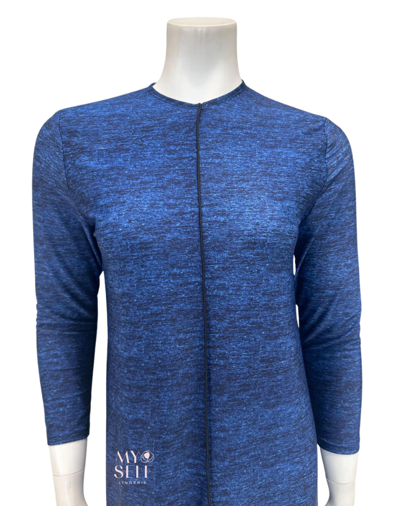 Seashells S6779 Dark Denim Swim Dress 3/4