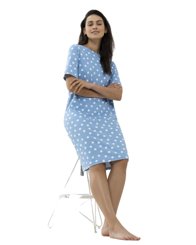Mey 17918 Dots Sleepy & Easy 100% Cotton Nightshirt myselflingerie.com