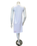 BBWST White Sleeveless Slip Dress / Tall Length