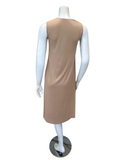 BBNST Nude Sleeveless Slip Dress / Tall Length