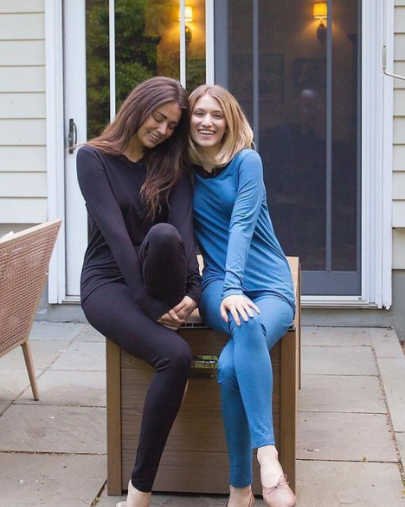 Jackie O'Loungewear VPJ-PRI Periwinkle V Neck Modal Pajamas Set myselflingerie.com