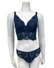 Cosabella JHANS1310 + 0561 Navy Curvy Bralette & Bikini Set myselflingerie.com