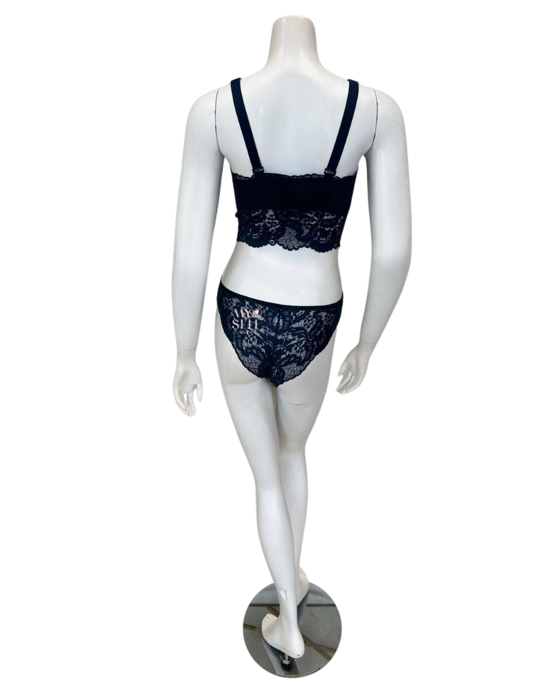 Cosabella JHANS1310 + 0561 Navy Curvy Bralette & Bikini Set myselflingerie.com