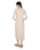 Me Moi CSP504-48 Nude Bonded 3/4 Sleeve Shell Dress 48
