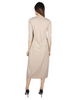 Me Moi CSP504-48 Nude Bonded 3/4 Sleeve Shell Dress 48