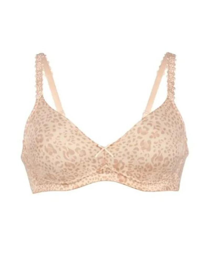 Rosa Faia 5263 Smart Rose Leopard Print Seamless Wire Free Bra myselflingerie.com