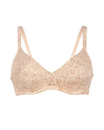 Rosa Faia 5263 Smart Rose Leopard Print Seamless Wire Free Bra myselflingerie.com