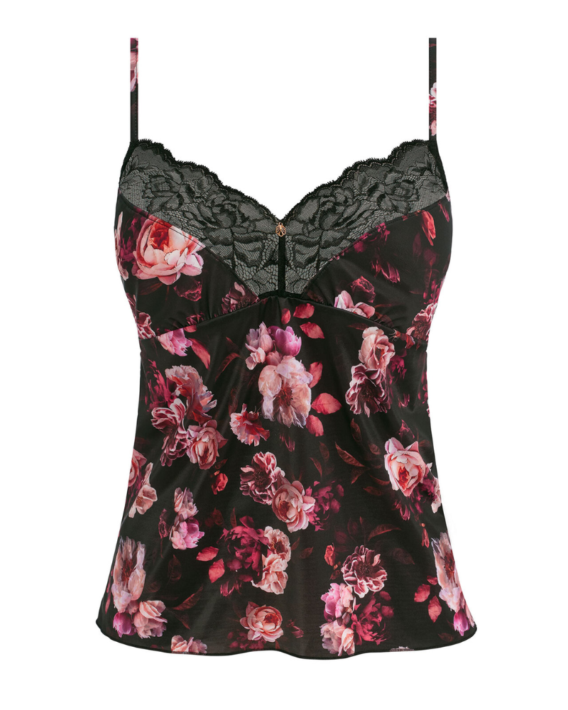 Fantasie FL100792+781 Black Pippa Camisole & French Knicker Set myselflingerie.com