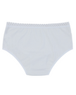 Buttermint BU501WT White Lace Trimmed Cotton Hipsters 3 Pack myselflingerie.com