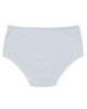 Buttermint BU501WT White Lace Trimmed Cotton Hipsters 3 Pack myselflingerie.com
