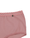 Buttermint BU401DP Dusty Pink Lace Trimmed Cotton Briefs 3 Pack myselflingerie.com