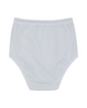 Buttermint BU401WT White Lace Trimmed Cotton Briefs 3 Pack myselflingerie.com