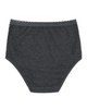 Buttermint BU401CG Charcoal Grey Lace Trimmed Cotton Briefs 3 Pack myselflingerie.com