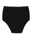 Buttermint BU401BK Black Lace Trimmed Cotton Briefs 3 Pack myselflingerie.com