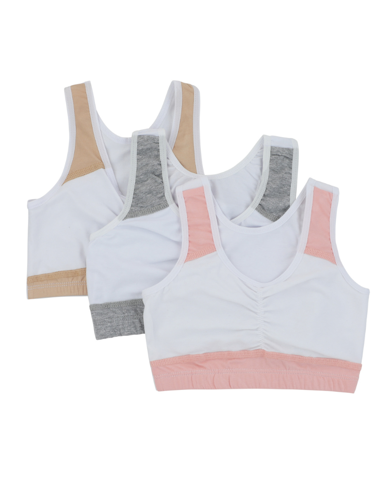 Buttermint 530  Beginner's Cotton Crop Top Bra myselflingerie.com