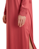 Calida 33054 #154 Pomegranate Red Glamorous Nights Modal Nightshirt myselflingerie.com
