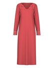 Calida 33054 #154 Pomegranate Red Glamorous Nights Modal Nightshirt myselflingerie.com