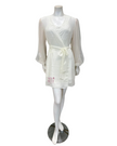 Rya Collection 786 + 787 Ivory Beloved Chiffon Chemise & Wrap Robe Set myselflingerie.com