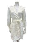 Rya Collection 754 Ivory Marilyn Charmeuse Wrap Robe  myselflingerie.com