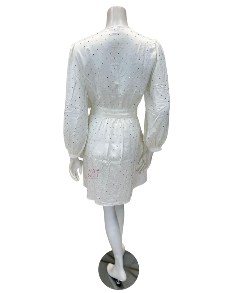 Rya Collection 754 Ivory Marilyn Charmeuse Wrap Robe  myselflingerie.com