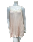 Rya Collection 114 Blush Or Chiffon Accordion Pleated Chemise myselflingerie.com