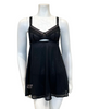 Montelle 9544 Black/Moonshell Simple Pleasures Balconette Chemise myselflingerie.com