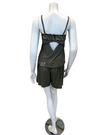 Fleurt 6125 Dusty Olive Whisper Pointelle Cami & Shorts Set myselflingerie.com