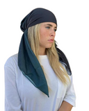 Scarf Bar SB Emerald Black Ombre' Square Scarf myselflingerie.com