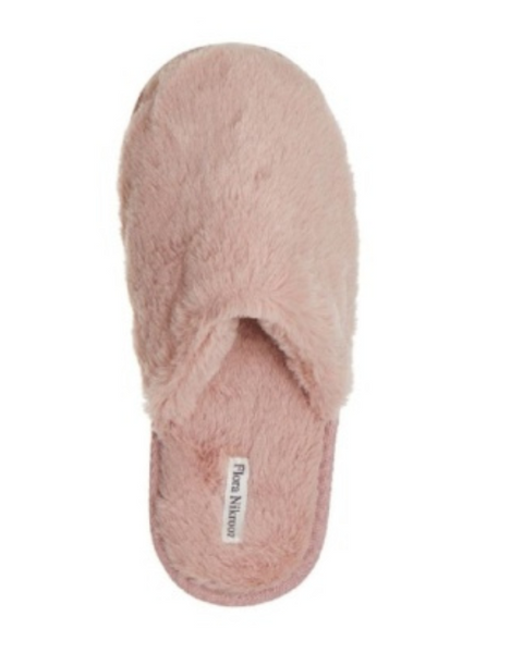 Flora Nikrooz S10003 Smokey Rose Sherpa Victoria Slippers ...