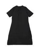 Mon Loungewear CBSSN Black Button Down Short Sleeve Modal Nightshirt myselflingerie.com