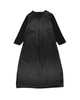 Mon Loungewear CBSLSN Black Satin Accent Long Sleeve Modal Nightshirt myselflingerie.com